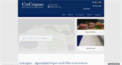 Desktop Screenshot of cocopac.co.uk